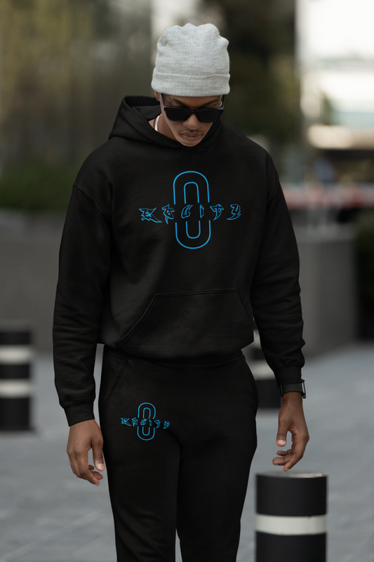 Blue EQUITY 0 Hoodie Set