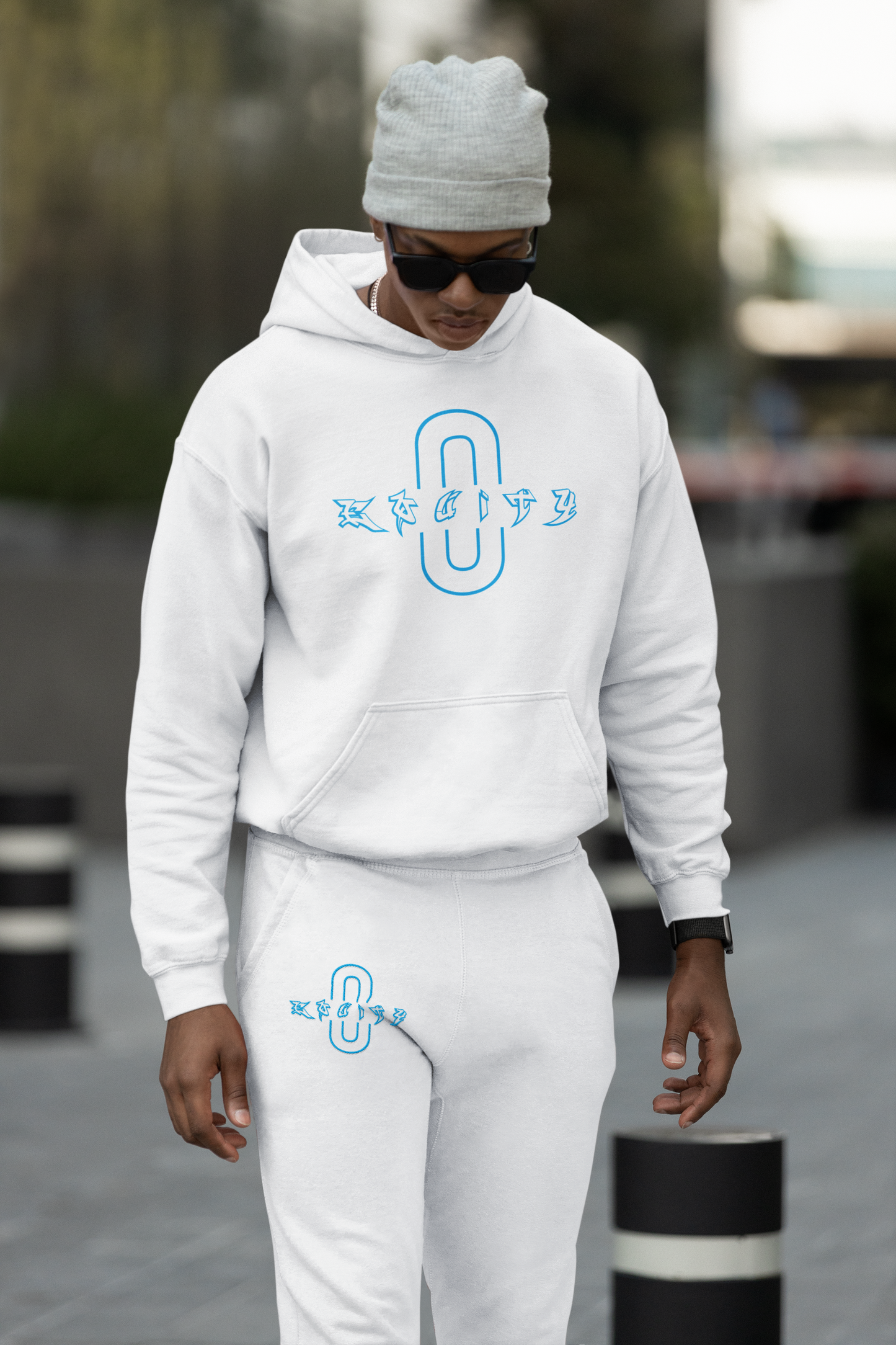 Blue EQUITY 0 Hoodie Set