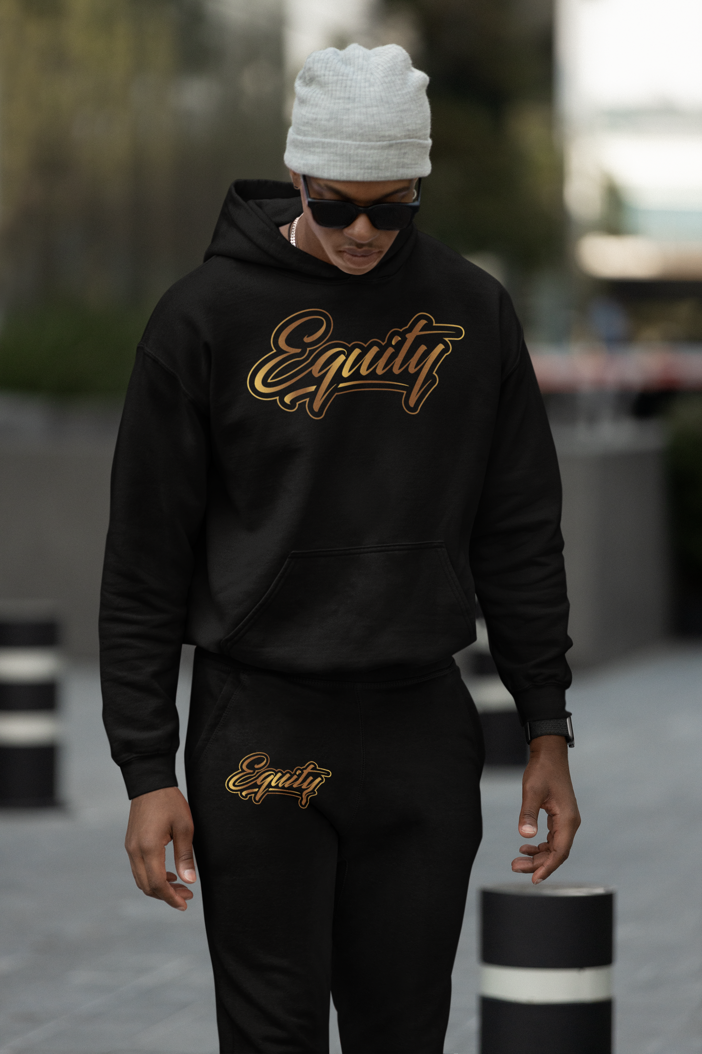 Gold EQUITY Hoodie Set