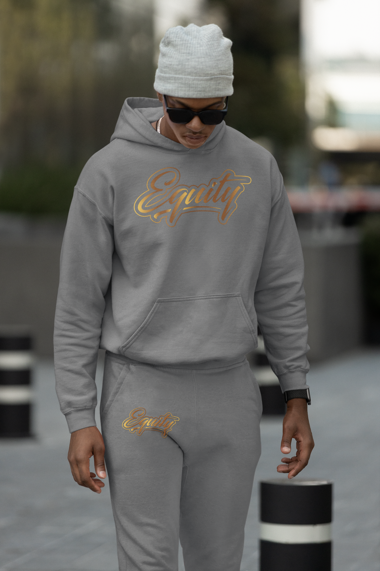 Gold EQUITY Hoodie Set